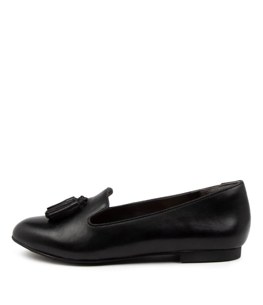 ZIERA Charter Xf Black Leather | Loafers