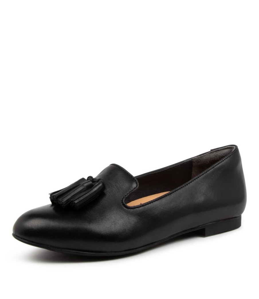 ZIERA Charter Xf Black Leather | Loafers