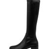 DJANGO & JULIETTE Timothie Black Knee High Boots | Boots