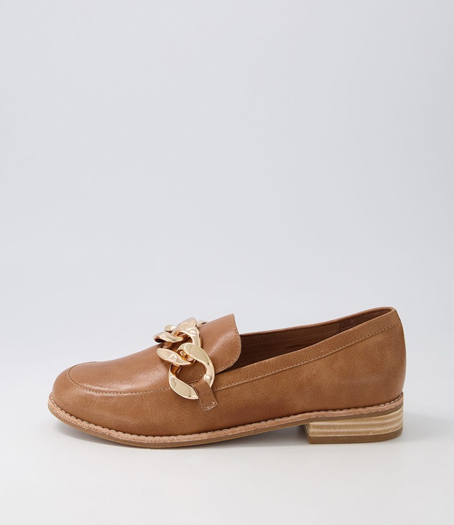 DJANGO & JULIETTE Ampard Tan Leather Loafers | Loafers