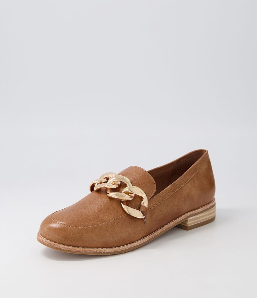 DJANGO & JULIETTE Ampard Tan Leather Loafers | Loafers