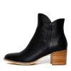 DJANGO & JULIETTE Mockas Black Natural Heel Leather | Boots