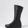 SUPERSOFT Morrison Black Leather Knee High Boots | Boots