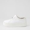 DJANGO & JULIETTE Synty White Leather Sneakers | Sneakers