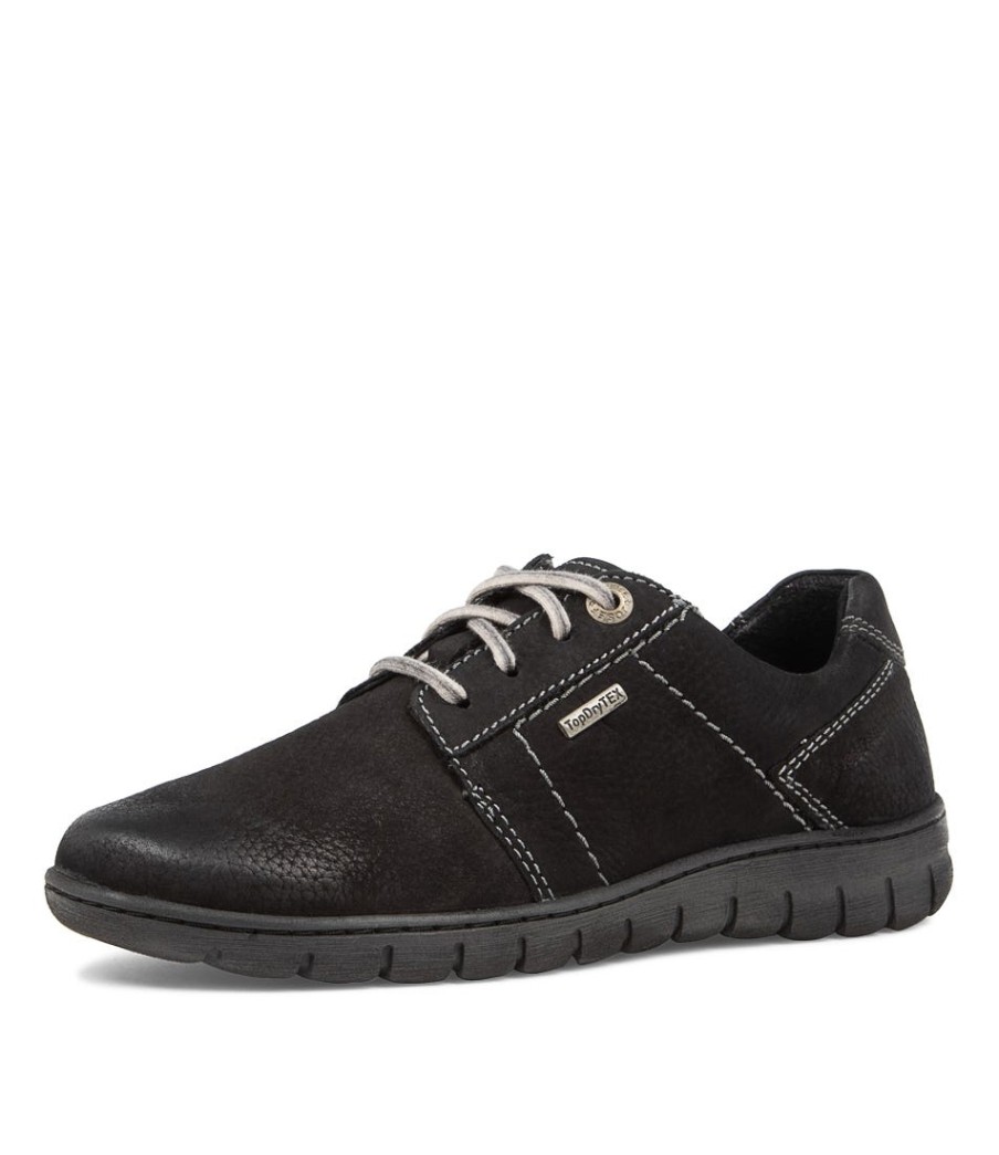 JOSEF SEIBEL Steffi 59 Schwarz Suede Sneakers | Comfort