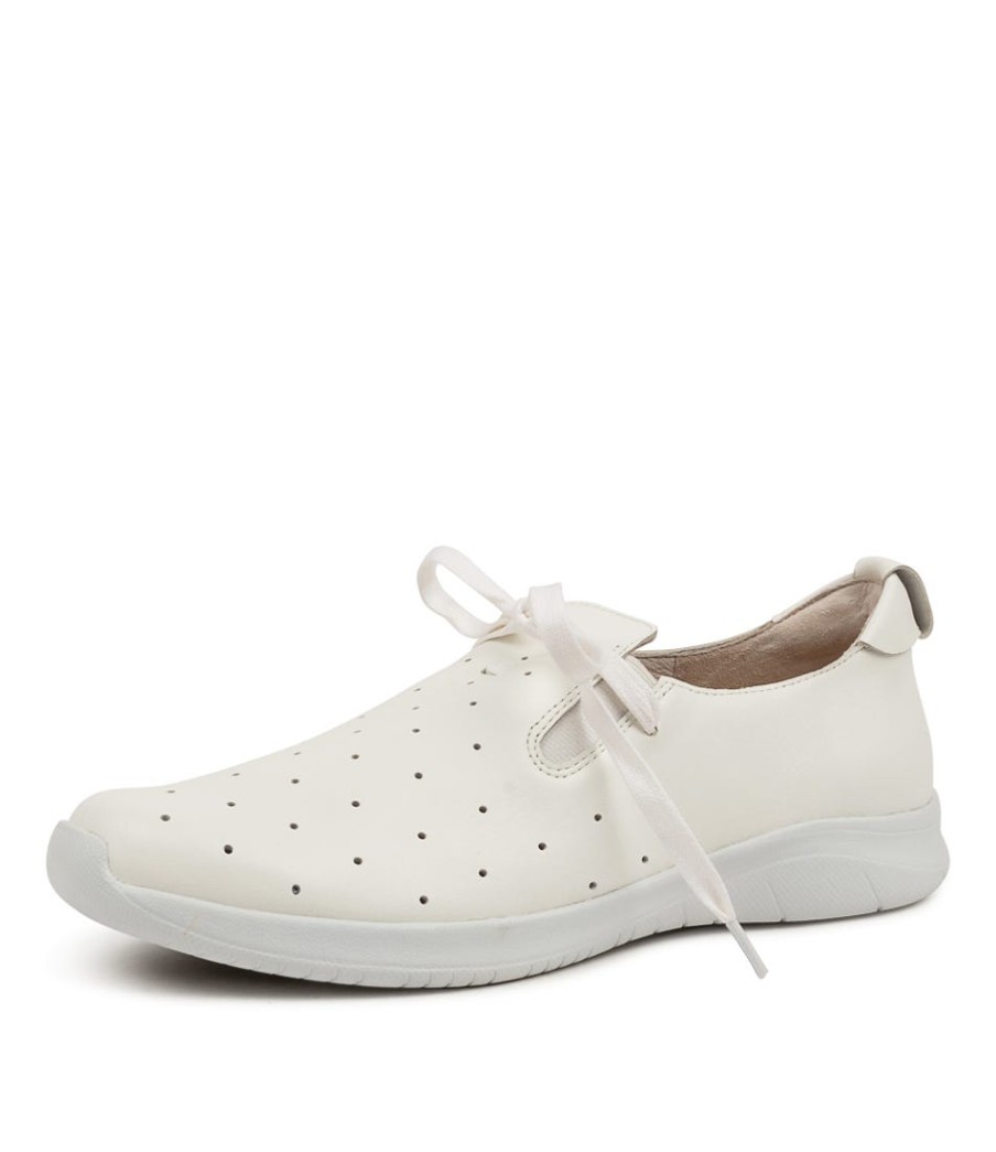 ZIERA Finar Xf White Leather | Sneakers