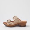 JOSEF SEIBEL Catalonia 76 Creme Leather Slides | Comfort