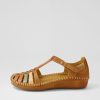 PIKOLINOS Vallarta 43 Brandy Leather Flat Shoes | Flats