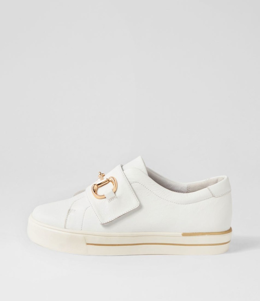 ZIERA Aldwin W White Leather Sneakers | Sneakers