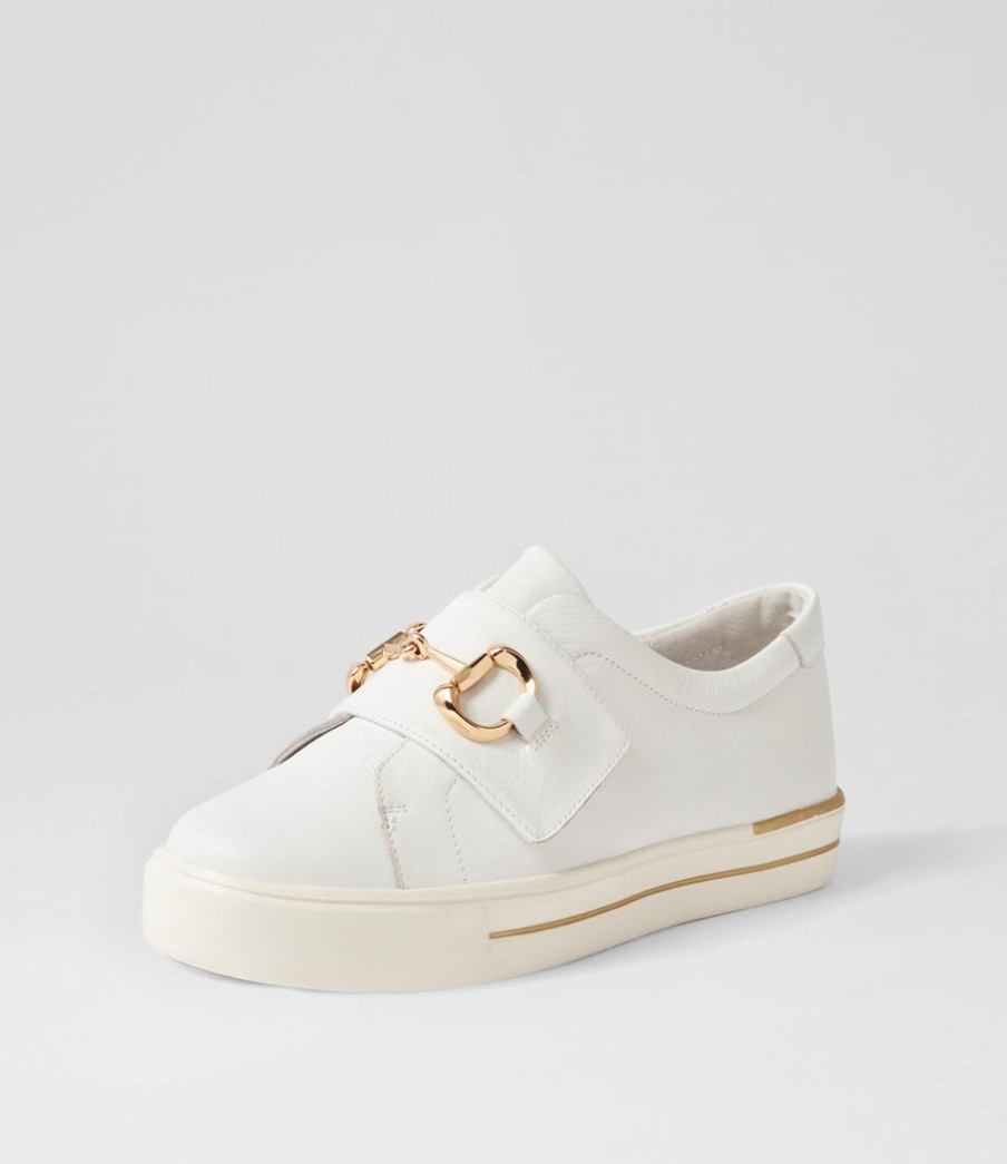 ZIERA Aldwin W White Leather Sneakers | Sneakers