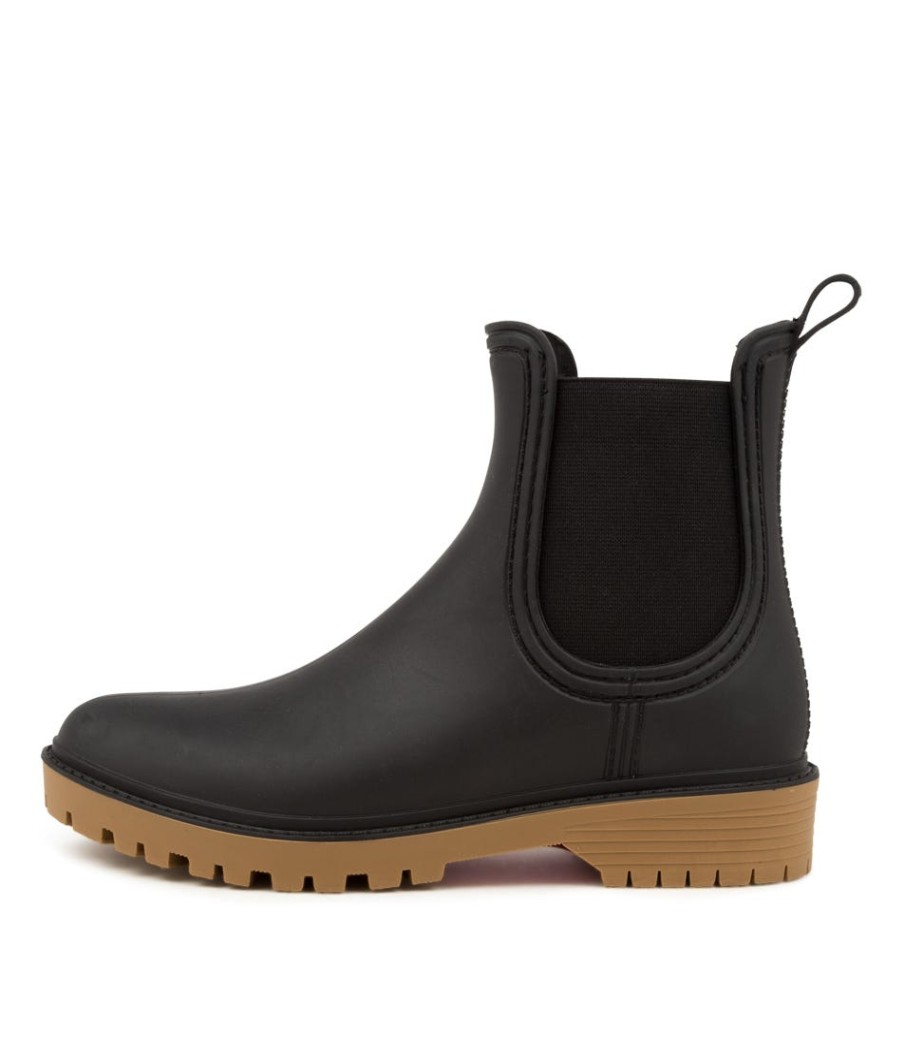 DIANA FERRARI Laurina Black Gumboot | Boots