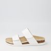 ARA Sylt 04 White Leather Slides | Comfort