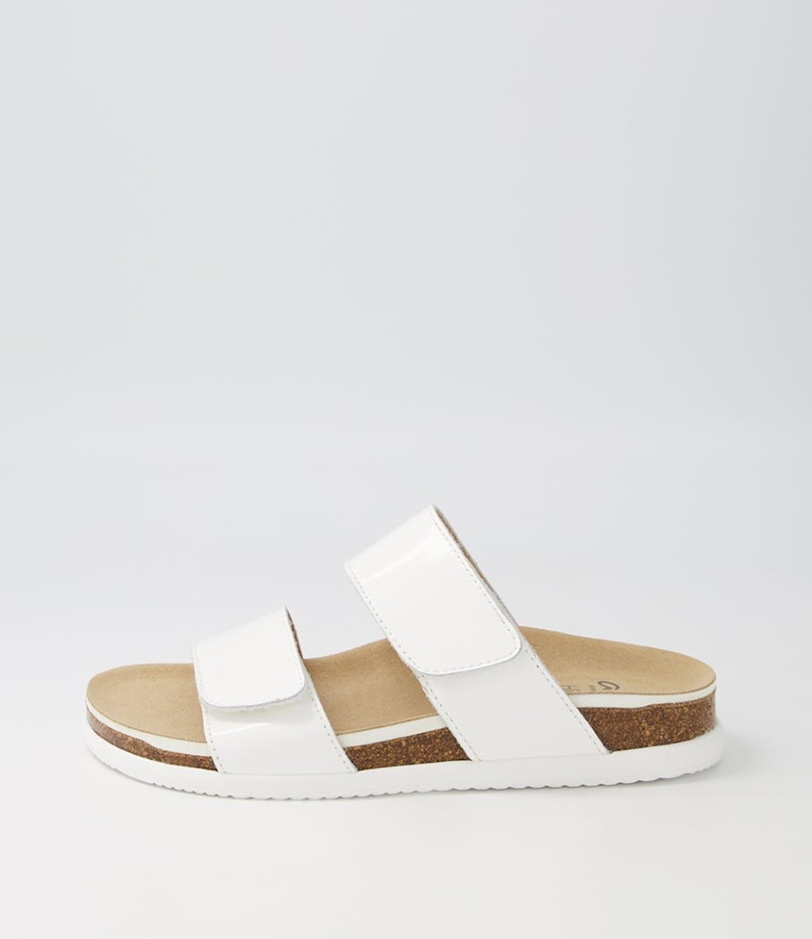 ARA Sylt 04 White Leather Slides | Comfort