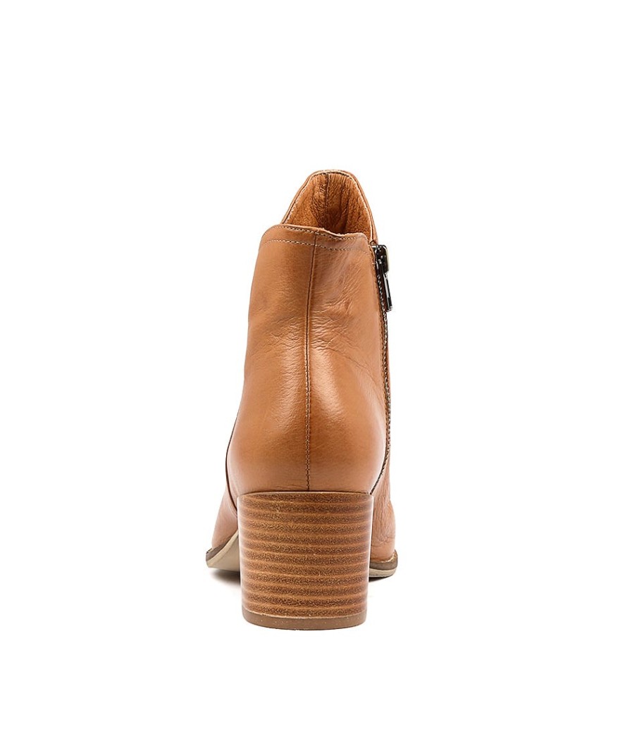 DJANGO & JULIETTE Mockas Dk Tan Leather | Boots