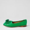 DJANGO & JULIETTE Unions Bright Emerald Leather Loafers | Loafers