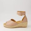 ZIERA Koen Xw Blush Leather Espadrilles | Espadrilles