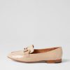 DJANGO & JULIETTE Uta Latte Patent Leather Loafers | Loafers