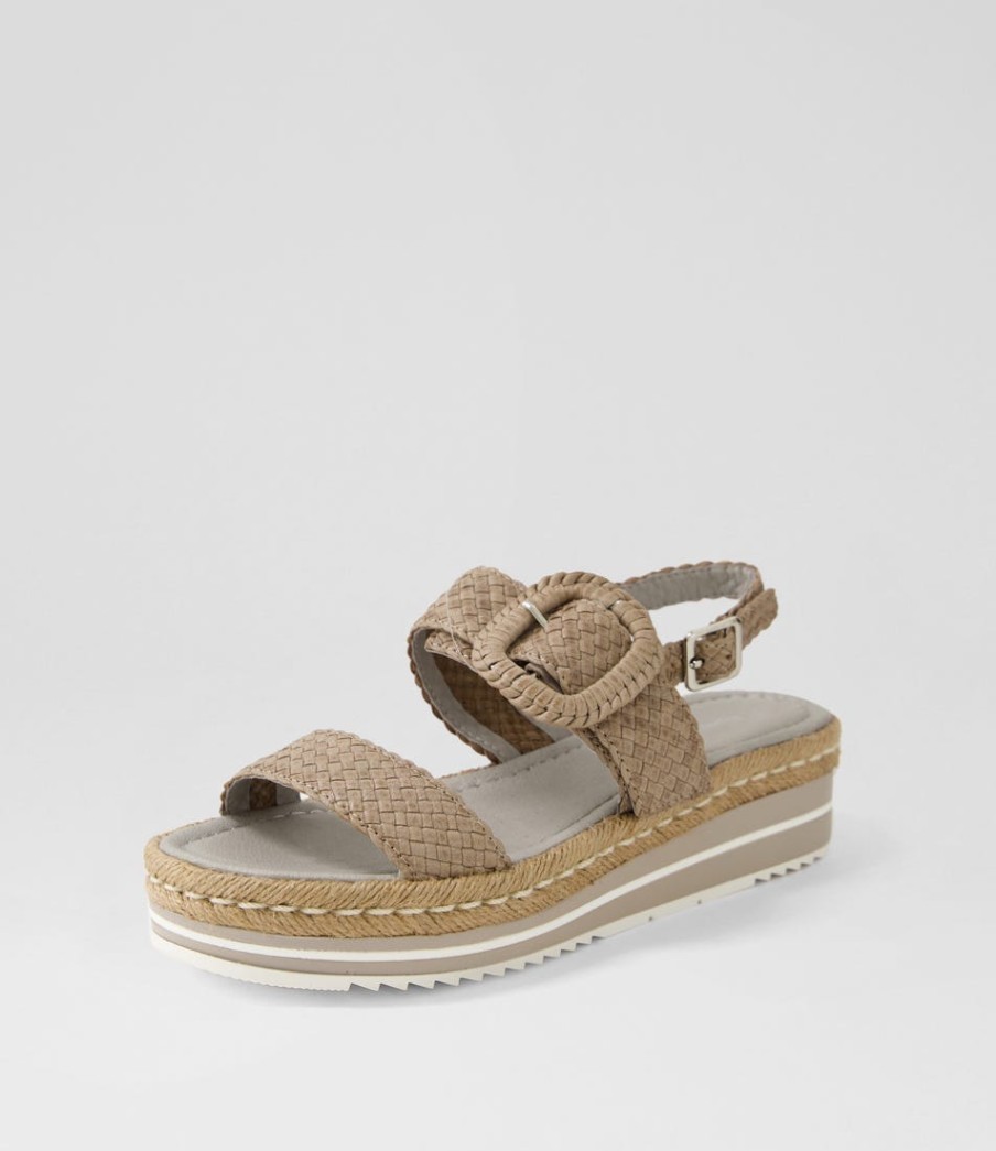 DJANGO & JULIETTE Abha Smoke Weave Espadrilles | Espadrilles