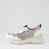 HISPANITAS Polinesia 94 Panna White Mesh Leather Sneakers | Sneakers