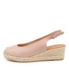 DJANGO & JULIETTE Saniarly Rose Leather | Wedges