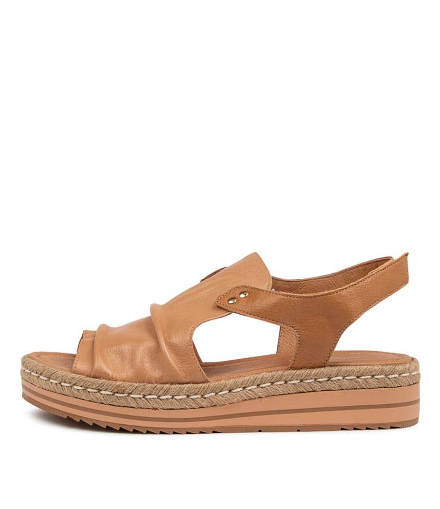 DJANGO & JULIETTE Alora Lrg Cafe-Dk Tan | Espadrilles