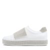 TOP END Patisse White Silver Leather Jewels Sneakers | Sneakers