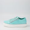 DJANGO & JULIETTE Froggy Light Aqua Patent Leather Sneakers | Sneakers