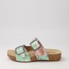 JOSEF SEIBEL Tonga 64 Mint Leather Slides | Comfort