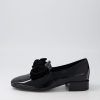 DJANGO & JULIETTE Varva Black Patent Suede Heels | Loafers