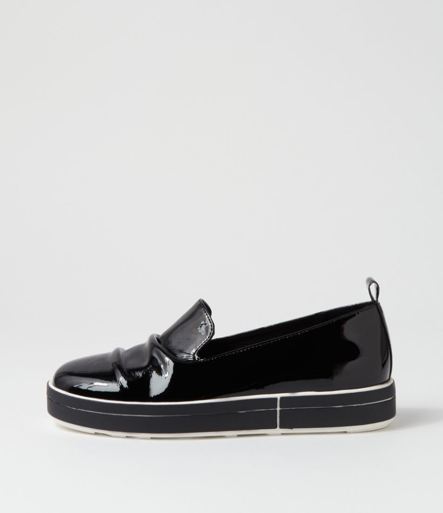 ZIERA Raider W Black Patent Leather Loafers | Loafers