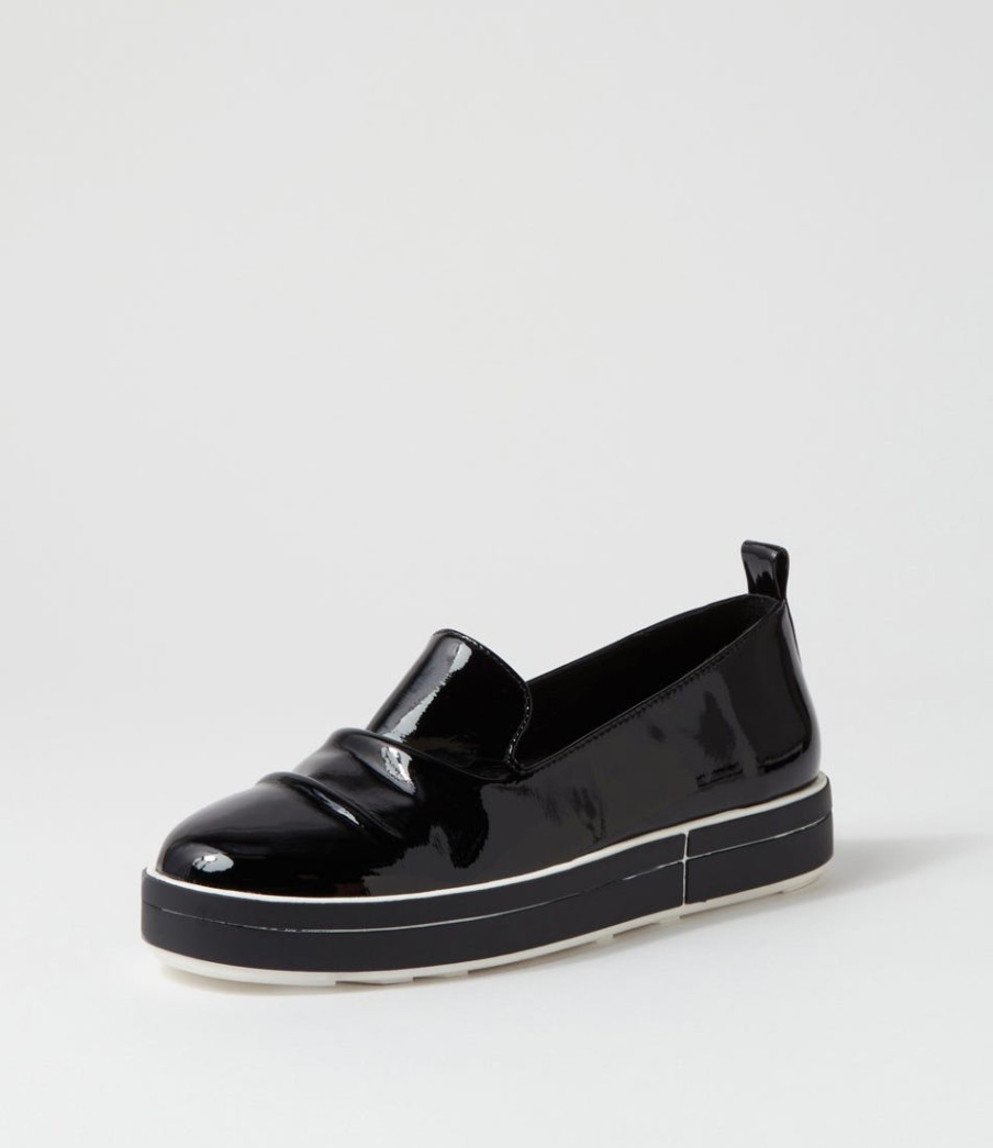 ZIERA Raider W Black Patent Leather Loafers | Loafers