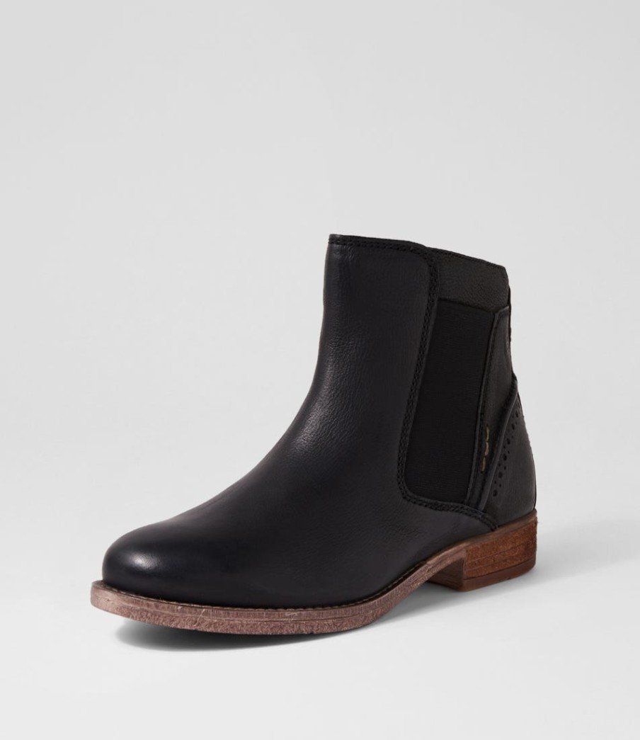 JOSEF SEIBEL Sienna 35 Black Leather Chelsea Boots | Boots