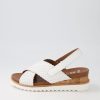 ARA Valencia 06 White Leather Sandals | Comfort