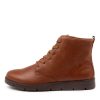 ZIERA Manila W Cognac Leather Ankle Boots | Boots