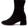 DJANGO & JULIETTE Checkie Blk Stretch Micro | Boots