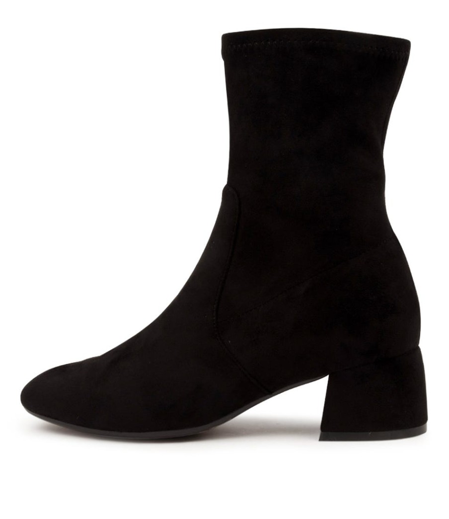 DJANGO & JULIETTE Checkie Blk Stretch Micro | Boots