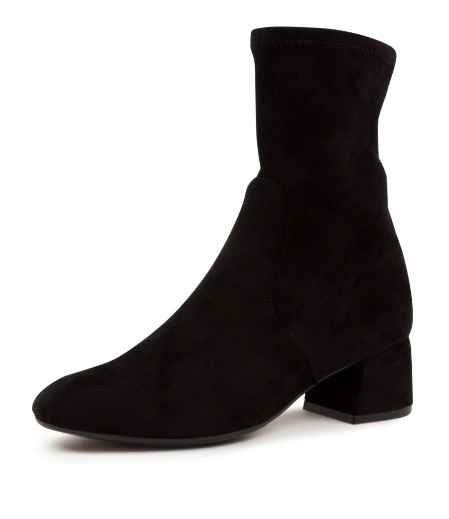 DJANGO & JULIETTE Checkie Blk Stretch Micro | Boots