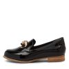 ZIERA Tamya Xf Black Pat Leathr | Loafers