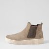 GABOR Angels Beige Suede Chelsea Boots | Boots