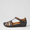 PIKOLINOS Vallarta 43 Ocean Leather Flat Shoes | Flats