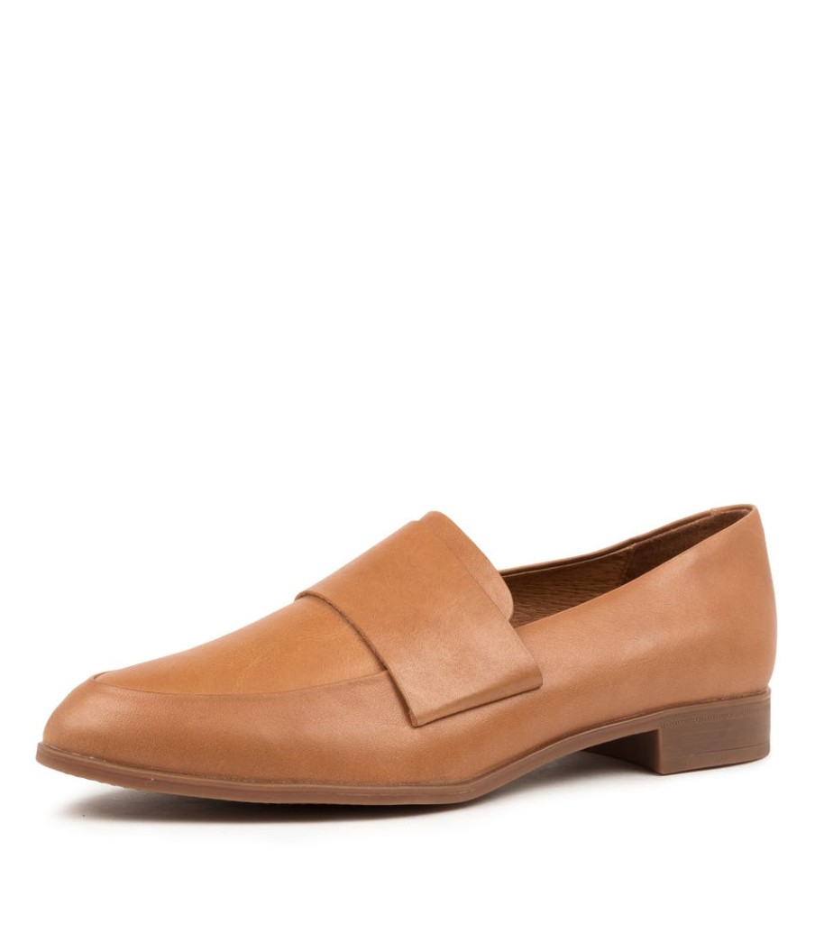 DJANGO & JULIETTE Gabrian Dk Tan Leather | Loafers