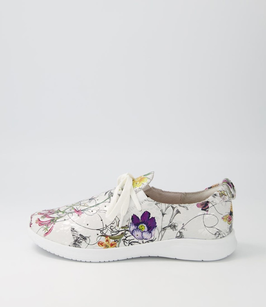 ZIERA Finar Xf White Fields Leather Sneakers | Sneakers