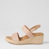 ZIERA Kiarra Xw Blush Leather Espadrilles | Espadrilles