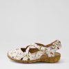 JOSEF SEIBEL Rosalie 13 Weiss Multi Leather Flat Shoes | Comfort