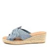 DJANGO & JULIETTE Serena Blue Fabric | Espadrilles