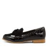 ZIERA Tulips Xf Black Patent Leather Loafers | Loafers