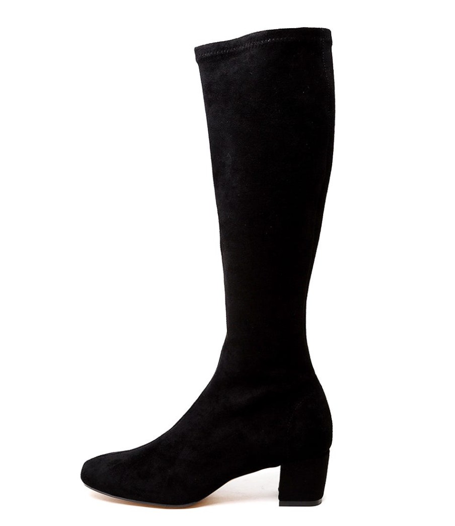 DJANGO & JULIETTE Hayleys Black Stretch | Boots