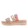 DJANGO & JULIETTE Abbas Rose Multi Slides | Espadrilles