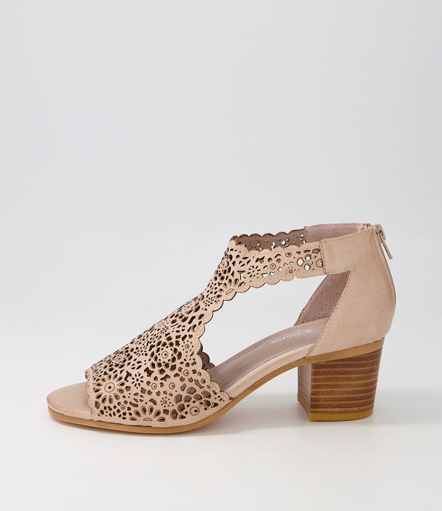 DJANGO & JULIETTE Bames Cafe Leather Sandals | Heels