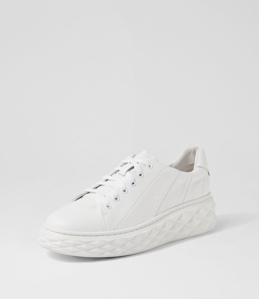 TOP END Irsia White Leather Sneakers | Sneakers